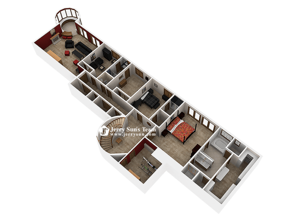 3D Floor Plan-Lower Level3