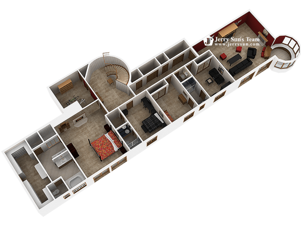 3D Floor Plan-Lower Level4