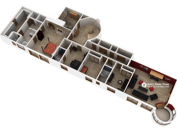 3D Floor Plan-Lower Level5