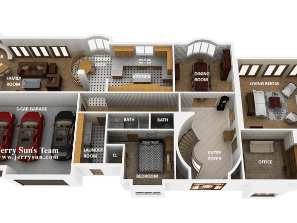 3D Floor Plan-Main Level2