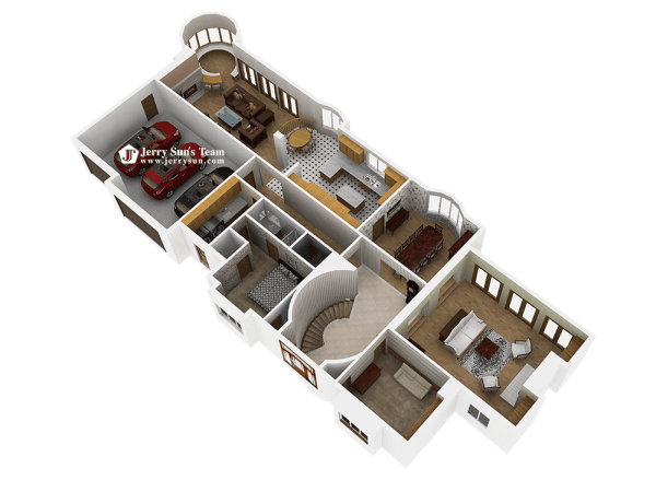 3D Floor Plan-Main Level3