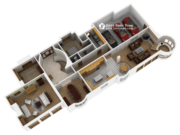 3D Floor Plan-Main Level4