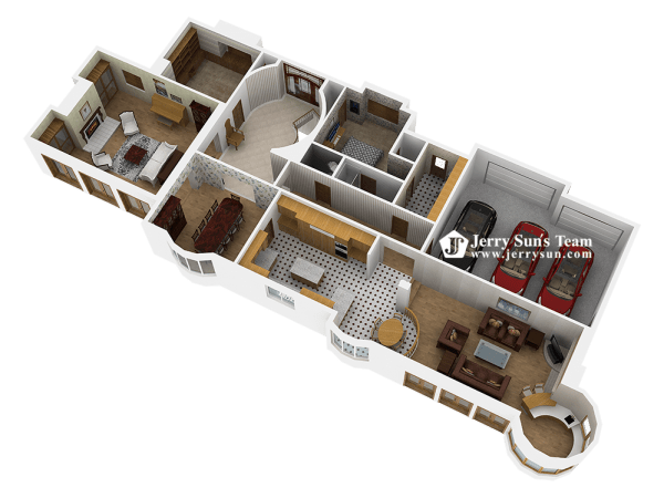 3D Floor Plan-Main Level5