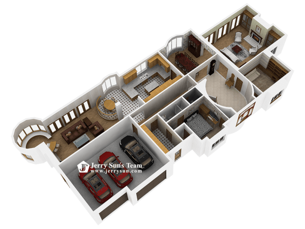 3D Floor Plan-Main Level6
