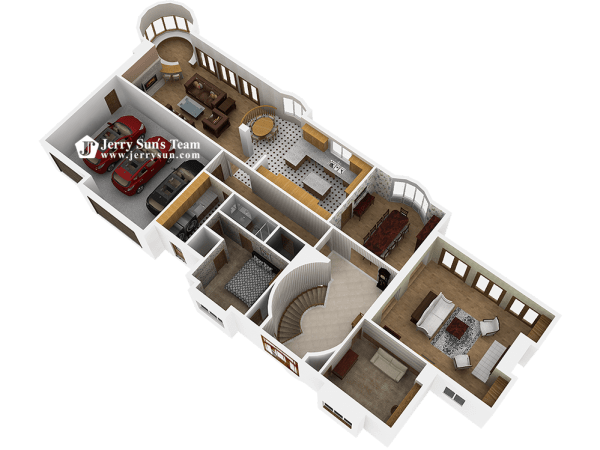 3D Floor Plan-Main Level7