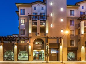 Complex Exterior Twilight