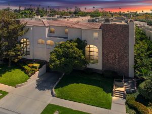 Complex Aerial View Twilight