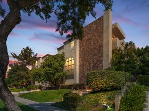 Complex Front Exterior Twilight