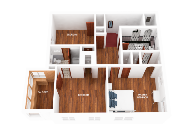 3D Floor Plan-Second-Logo3