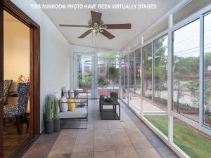 Sunroom-virtually staged