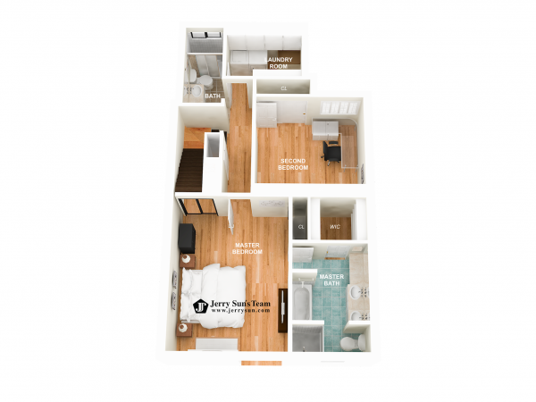 3D Floor Plan-Lower Logo7