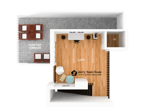 3D Floor Plan-Upper Logo7