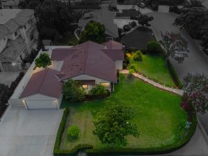 Aerial View Twilight