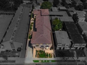 Aerial View Twilight