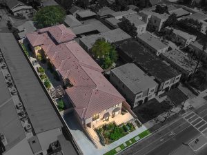 Aerial View Twilight