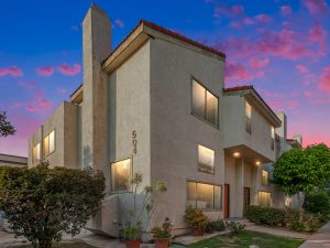 Complex Exterior Twilight