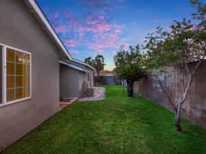 Backyard View Twilight