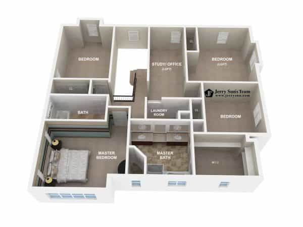 3D Floor Plan-Second Logo4