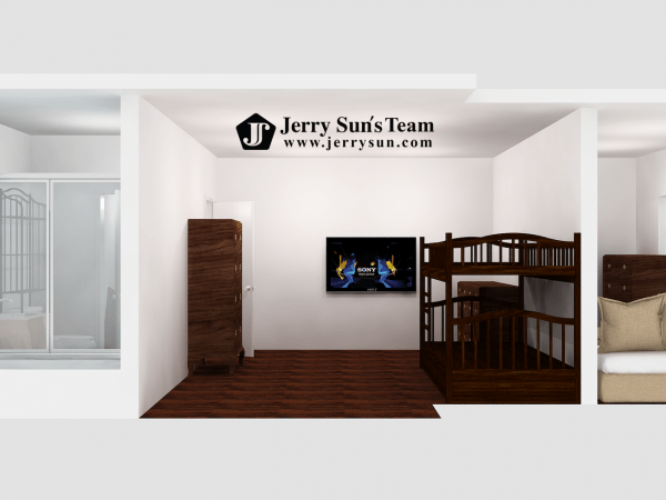 UNIT#A-3D Dollhouse View-Logo3