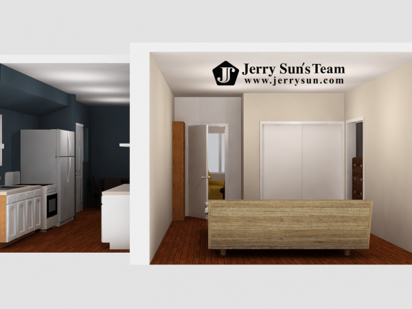 UNIT#B-3D Dollhouse View-Logo3