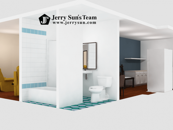 UNIT#B-3D Dollhouse View-Logo5