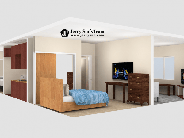 UNIT#C-3D Dollhouse View-Logo5