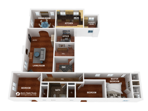 3D FLOOR PLAN-LOGO4