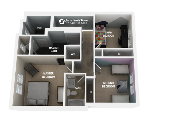 3D FLOOR PLAN-UPPER LOGO3