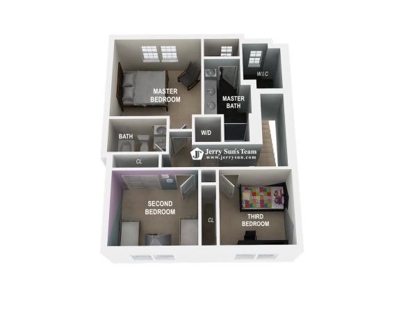 3D FLOOR PLAN-UPPER LOGO4