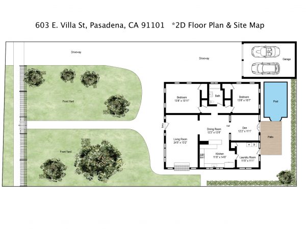 2D Floor Plan Site Map1