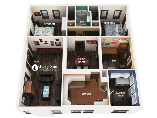 3D Floor Plan-Logo4