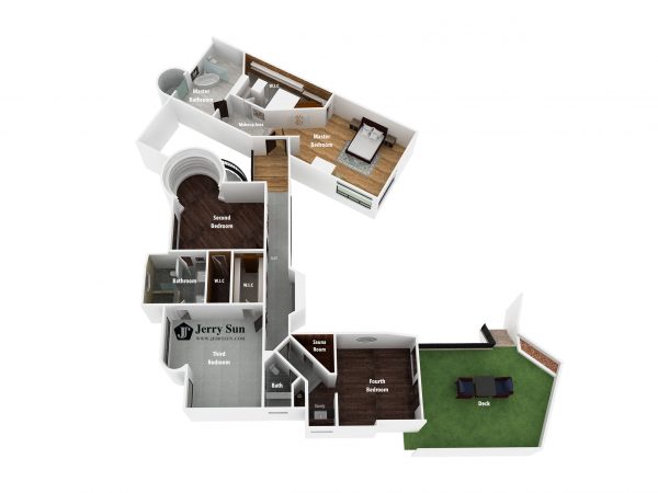 3D Floor Plan-Second Logo2