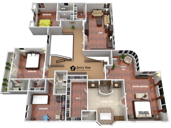 3D Floor Plan-Second Logo1
