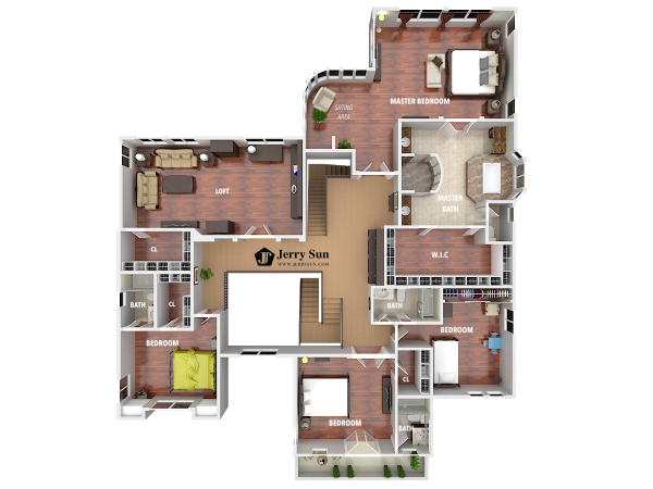 3D Floor Plan-Second Logo3