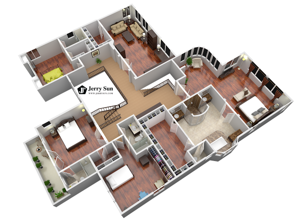 3D Floor Plan-Second Logo5