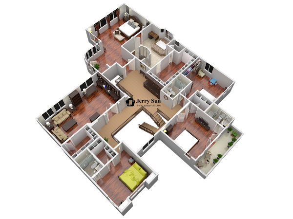 3D Floor Plan-Second Logo6