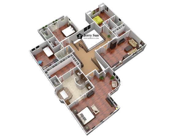 3D Floor Plan-Second Logo7