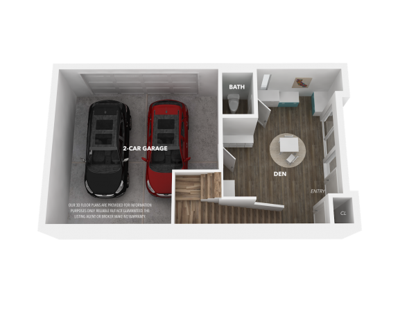 3D Floor Plan-Ground Level1