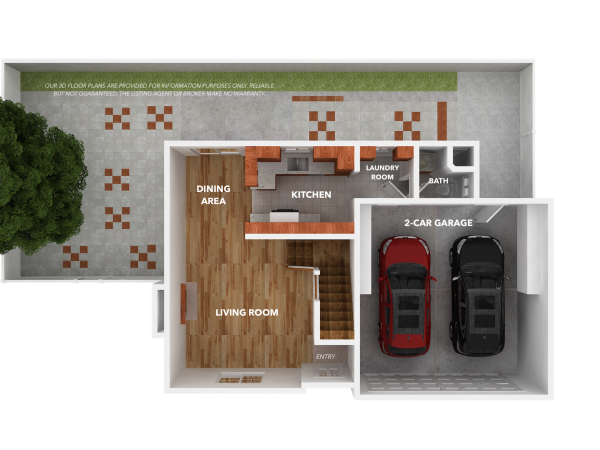 3D Floor Plan-Ground Level1