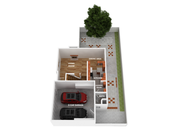 3D Floor Plan-Ground Level2