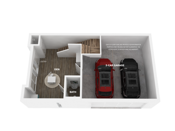 3D Floor Plan-Ground Level3