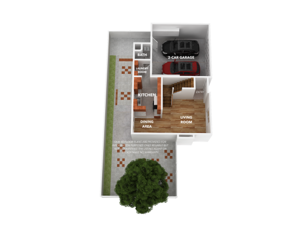 3D Floor Plan-Ground Level4