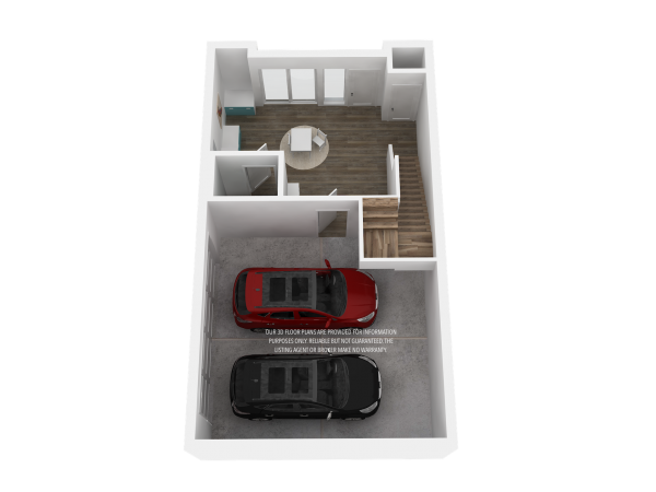 3D Floor Plan-Ground Level4