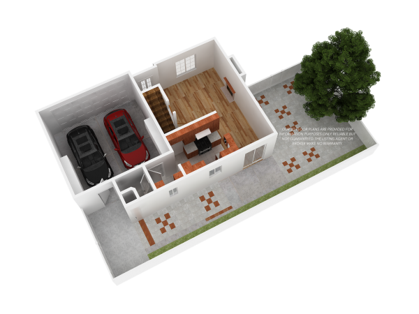 3D Floor Plan-Ground Level7