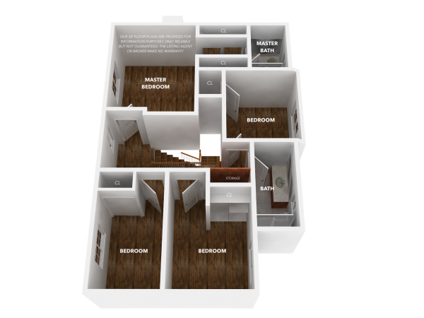 3D Floor Plan-Second Level2