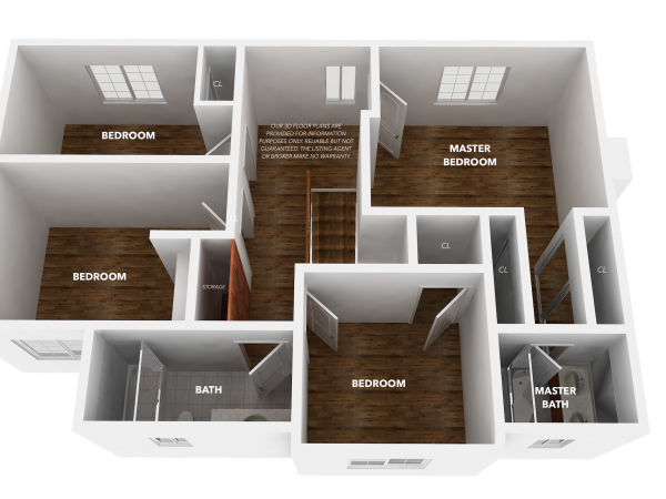 3D Floor Plan-Second Level3