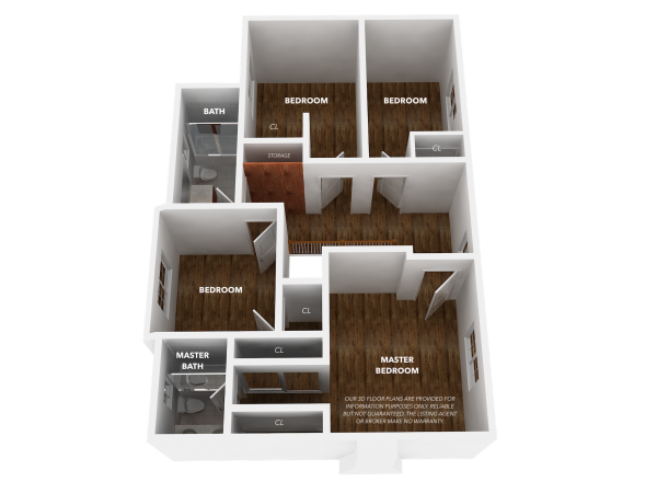 3D Floor Plan-Second Level4