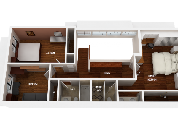 3D Floor Plan-Second1