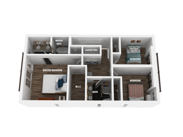 3D Floor Plan-Third Level1
