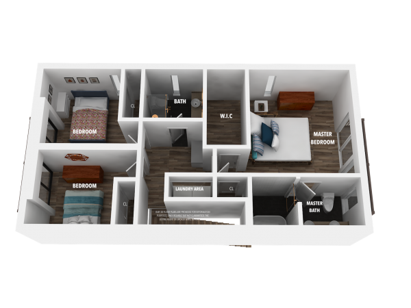 3D Floor Plan-Third Level3